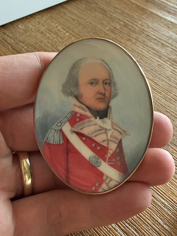 Miniature portrait of an officer by Frederick Buck (1771-1839) gallery