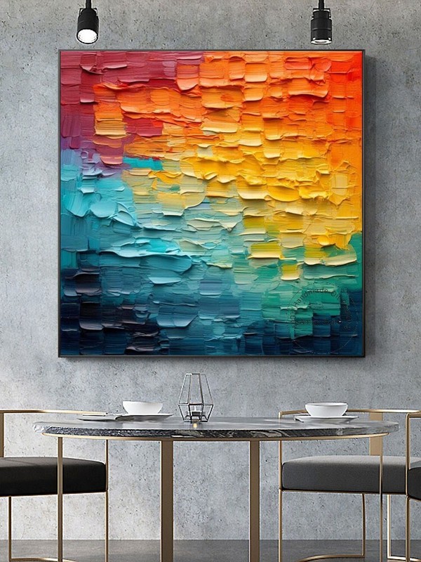 Minimalist Texture Oil Painting On Canvas Large Wall Art Original Abstract Wall gallery