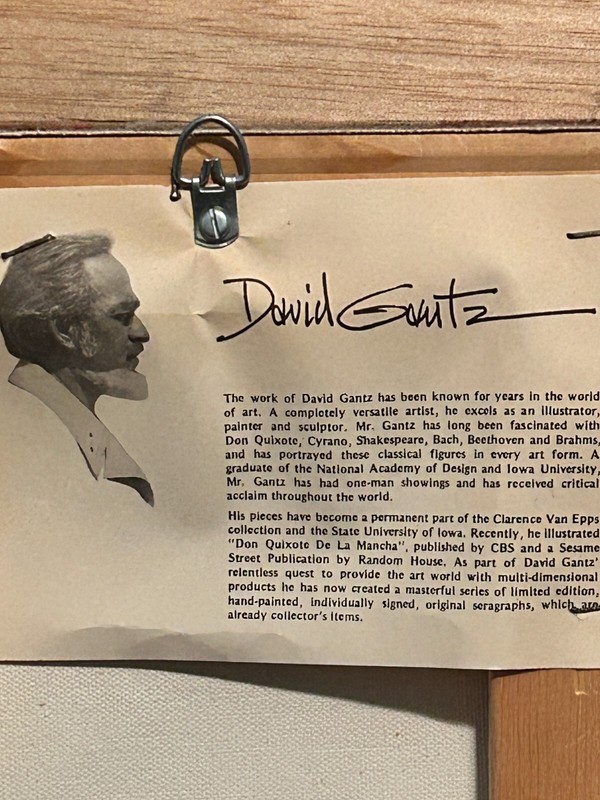 1973 David Gantz Signed #44 / 300 "Two Guitars" Limited Edition gallery