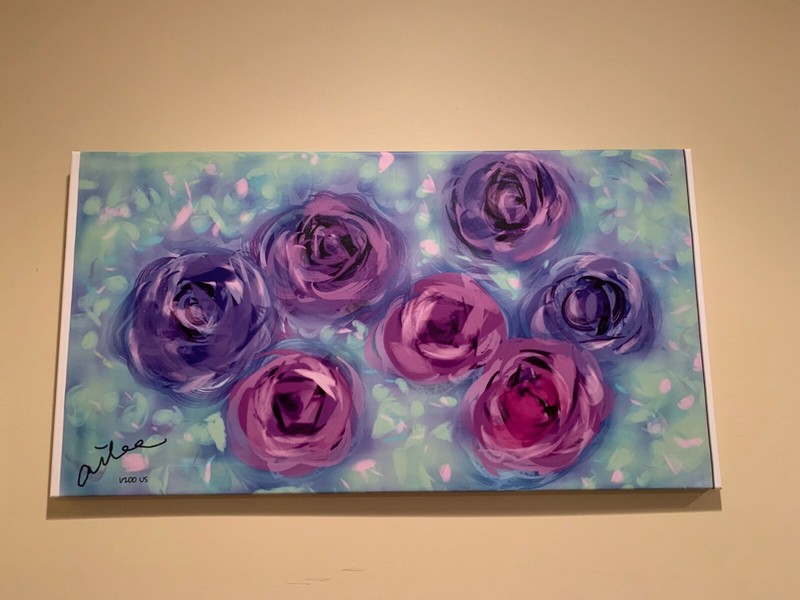 The Purple Roses, Limited Edition 1/200-Ailee’s Original Painting
