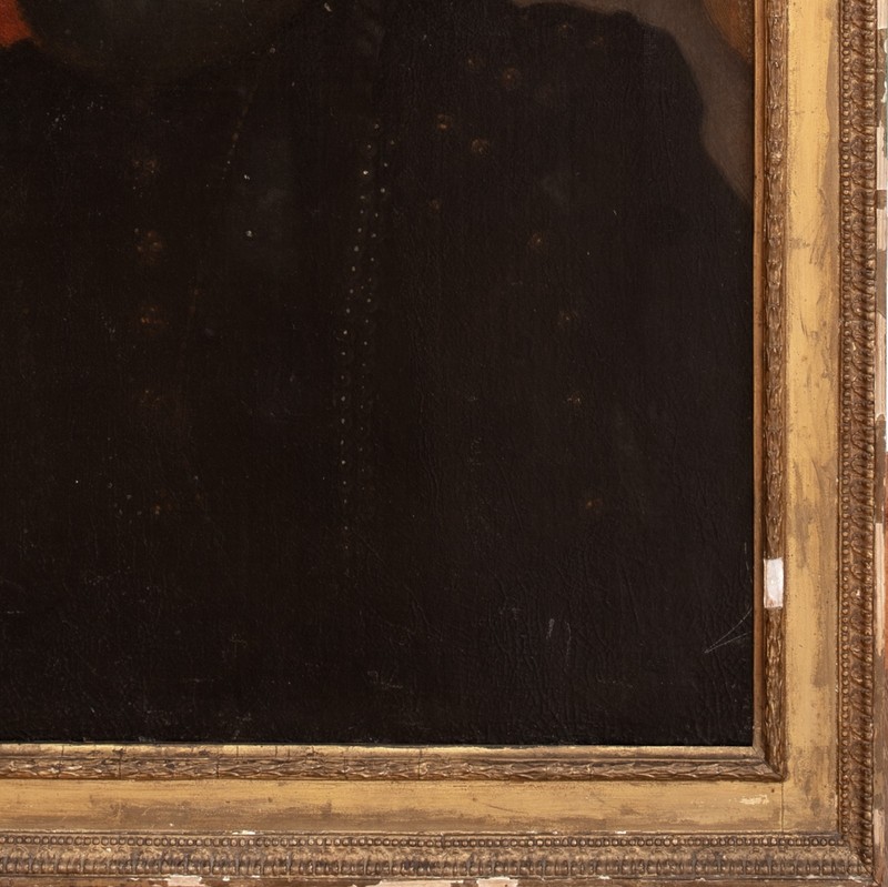 Large 18th Century Portrait ISABELLA OF BOURBON, QUEEN OF SPAIN (1602-1644) gallery