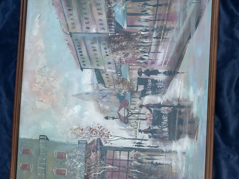 Lee Reynolds Original Signed Large Abstract Oil Painting 1960s, 41” X 51” 🖼️ gallery