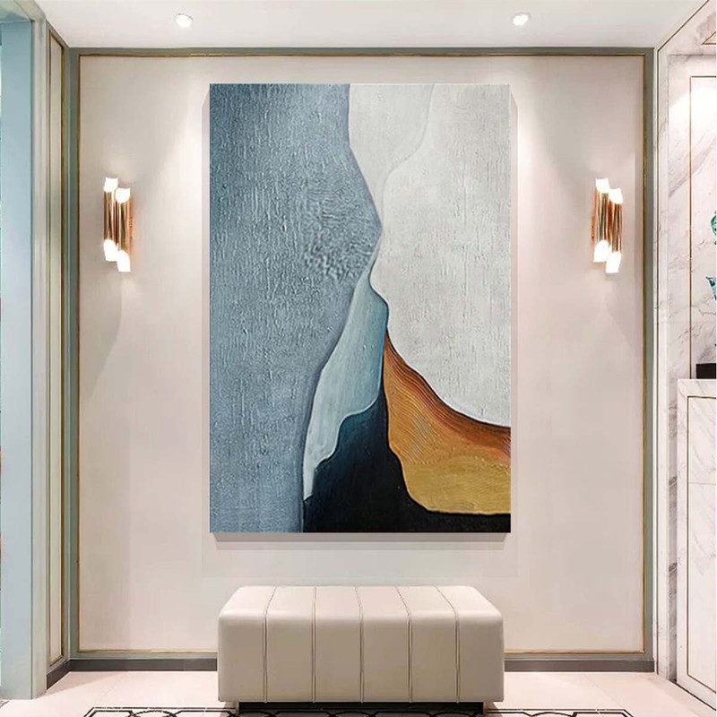 Room Decor Abstract Oil Painting Handmade Canvas Poster Wall Art Aesthetic gallery