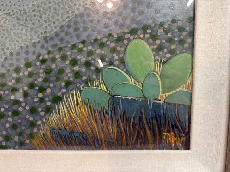 “The Notch” Acrylic on Board Signed Dave Sherwin Parker Framed gallery