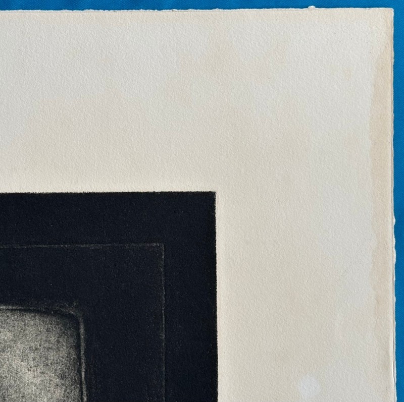 Large JB Thompson Signed & Numbered "Eclipse" Original Etching 1971 gallery