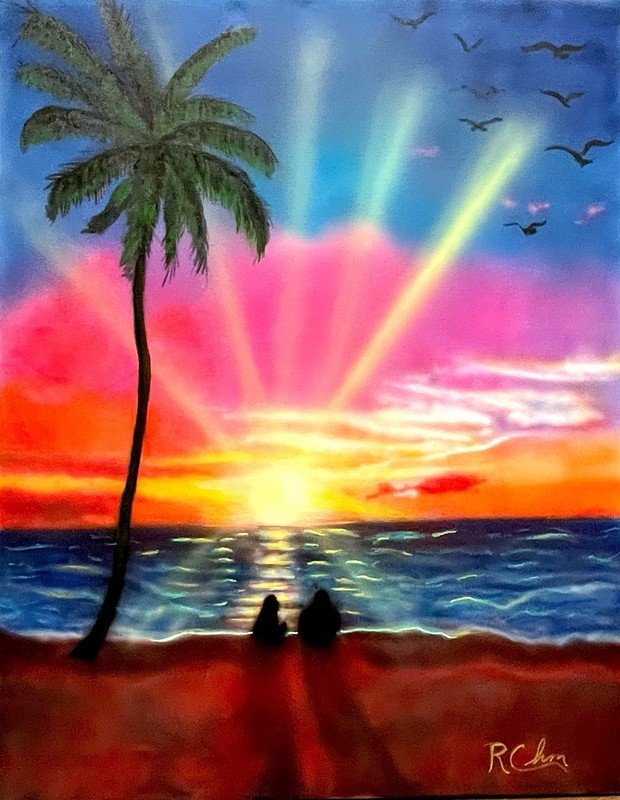 24×30 “Ocean Secrets” Expressionism Original Colorful Abstract Realism Fine Art