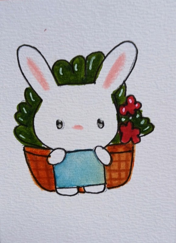 Aceo Mixed Media Art Card