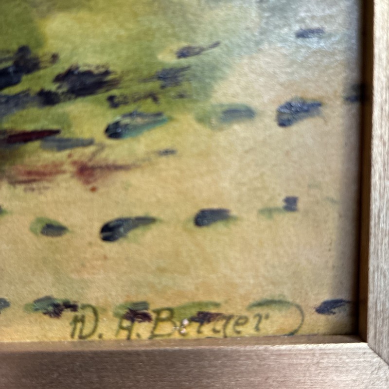 D. H. Berger Original Still Life Painting In Original Frame - Flowers In A Vase gallery