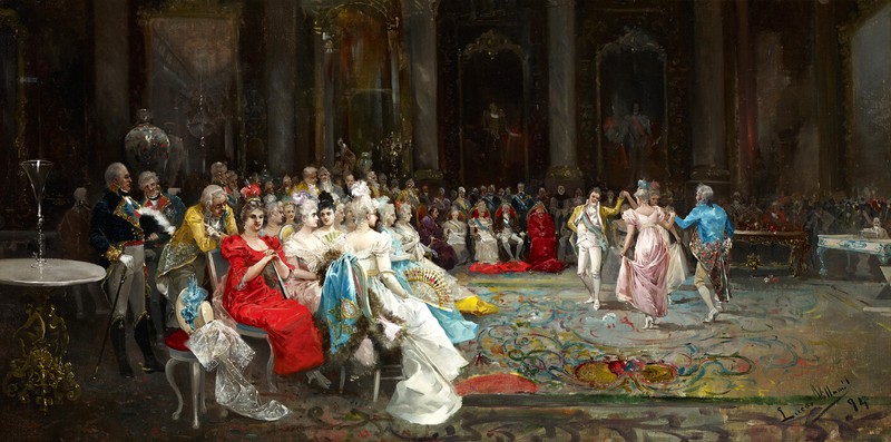 Wall art Palace Dancing Concert oil painting HD Giclee Print on Canvas L2218