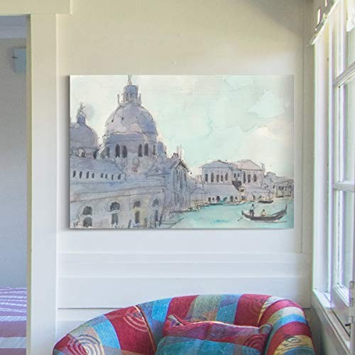 Landscape Style Canvas Wall Art Ready to Hang: Rustic 36L" x 24W" Salute Moment gallery