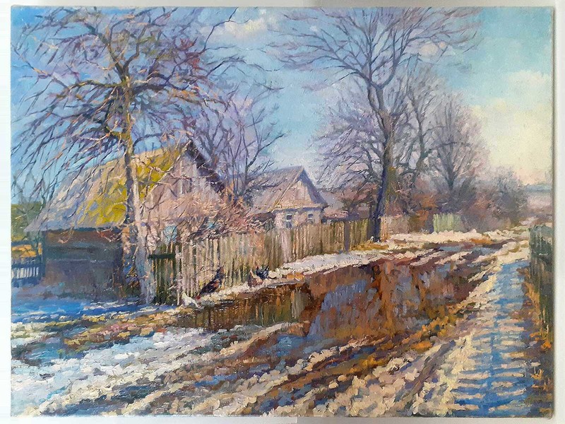 Elena Barkhatkova (ЕЛЕНА БАРХАТКОВА) painting on canvas 23 x 32 in (59 x 81 cm)