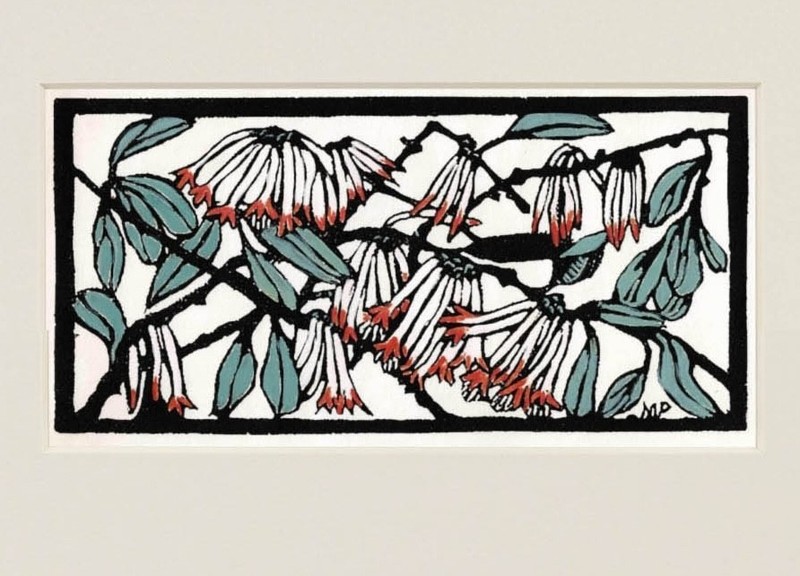 Australian Wildflower Painting Flower Margaret Preston Art Deco still life