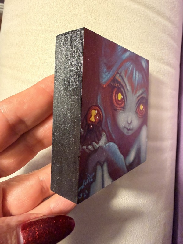 Jasmine Becket-Griffith ● ORIGINAL PAINTING ● Tiny Treasure 204 Strangeling gallery