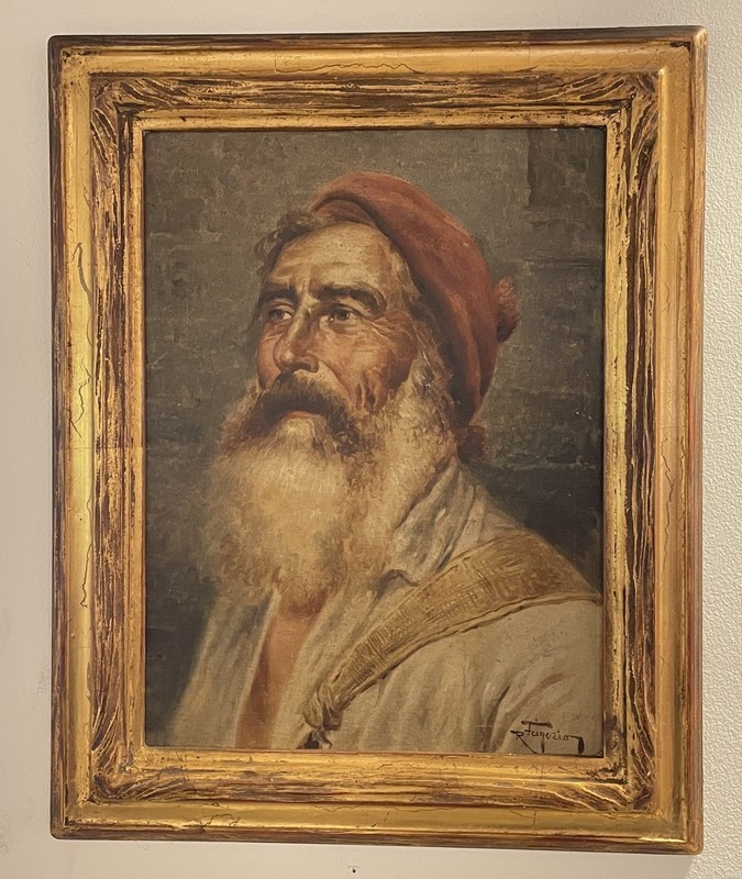 Raffaele Frigerio Oil on Board