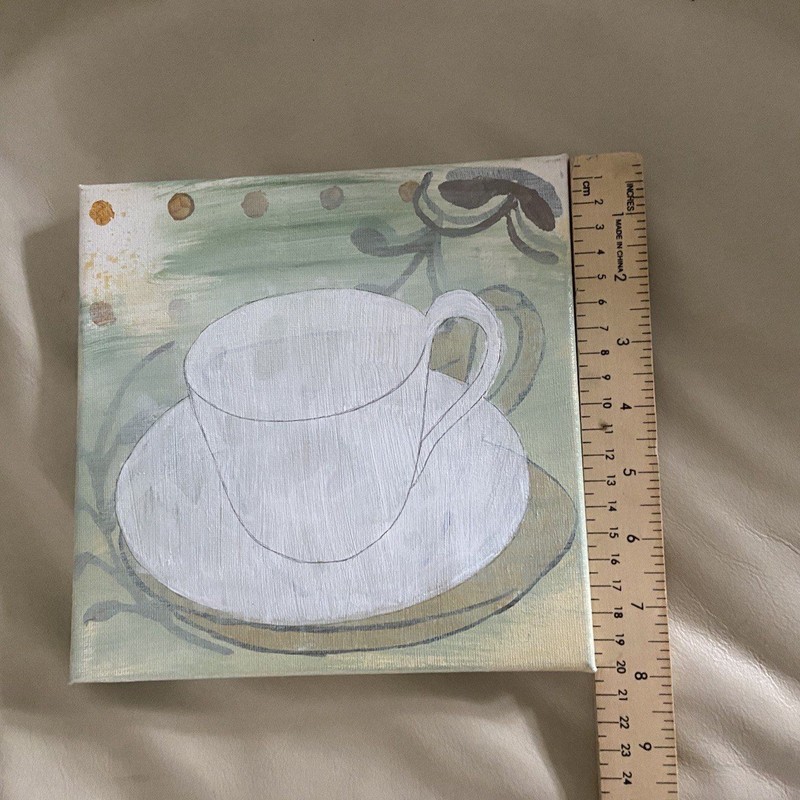Netherlands Painting Lisbeth Parisius Coffee Cup 2019 Acrylic on Canvas gallery