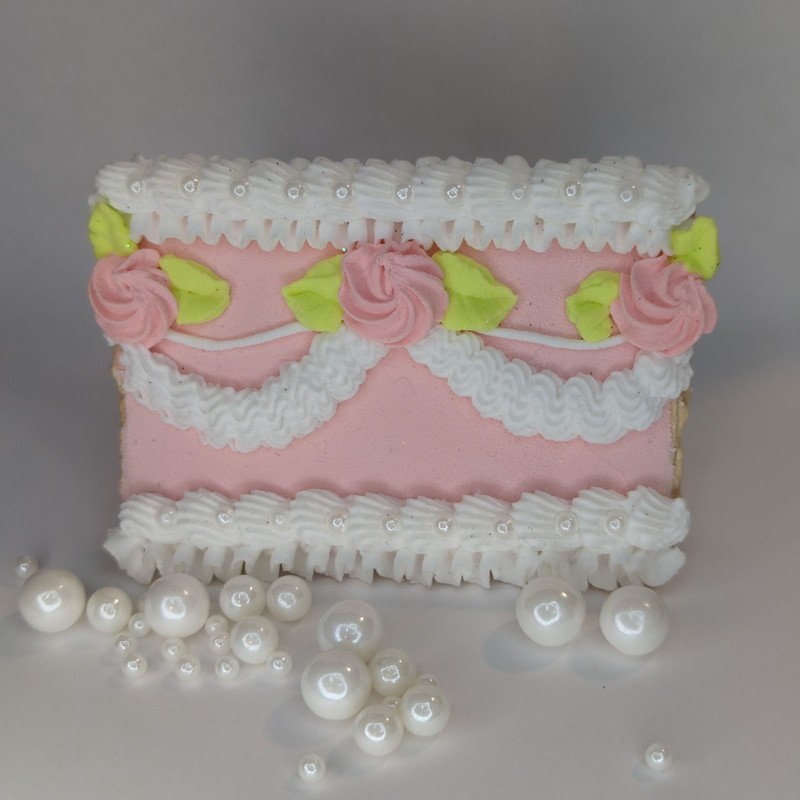 ACEO Original 3D vintage piped cake Cakeceo #6 of 9 Thee Ash