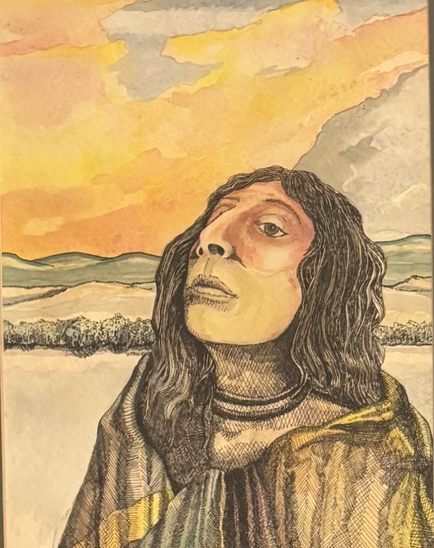 Gerald Stone Original “Pondering” Vintage 1986 gallery