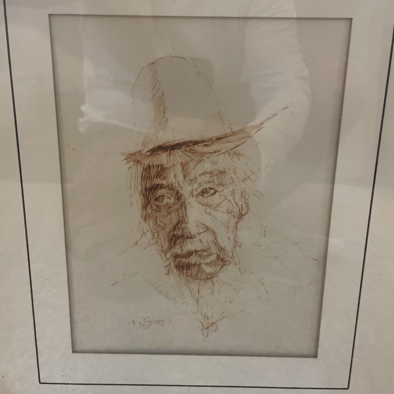 R Stiers Sketch Man With Hat Sketch gallery