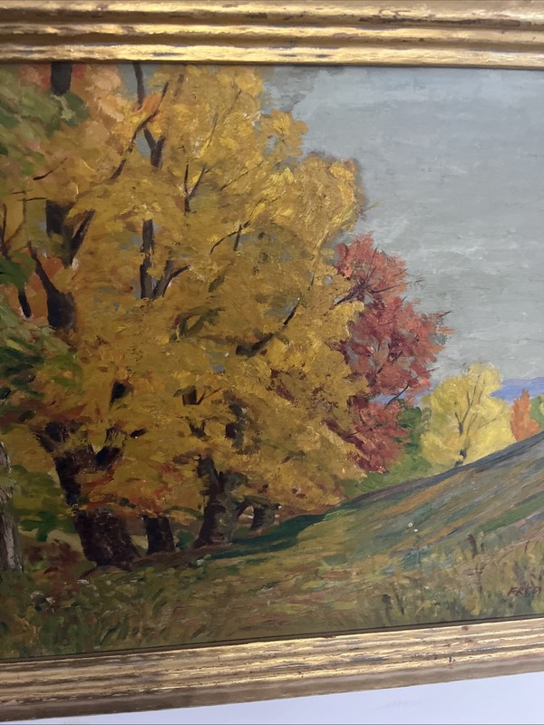 Fred Wells Landscape Oil Painting 1933 gallery