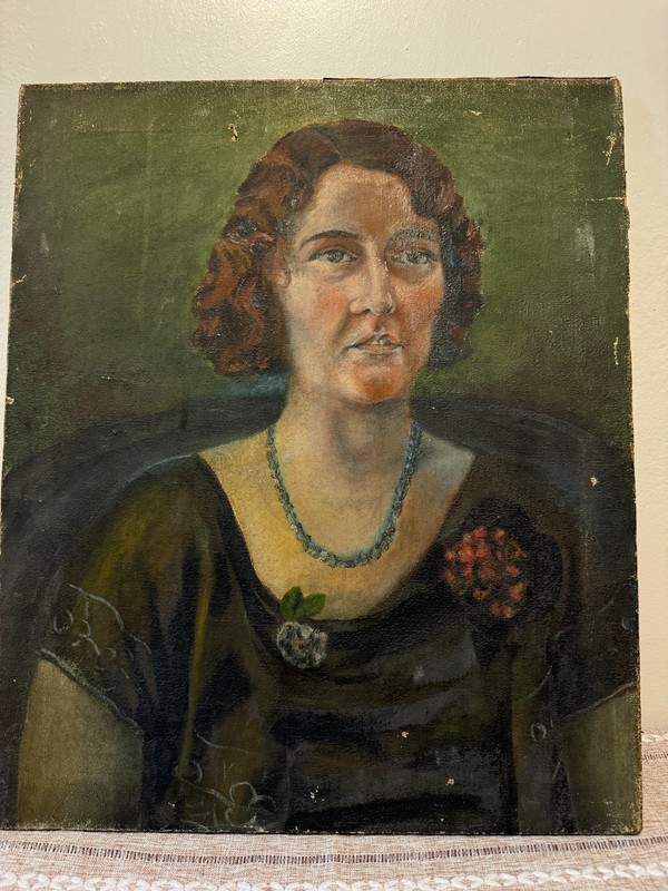 Joseph Sam Delaney Painting Untitled Figure 1960 20 by 24 In Guaranteed w Prov