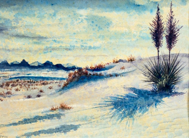 Frank J Martin (CA,mid 20C) watercolor painting 125719 gallery