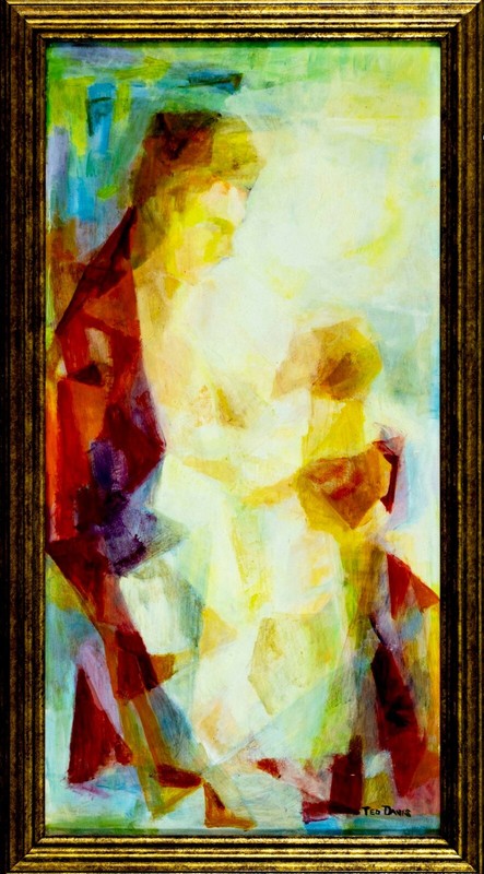 Ted Davis (NY,ME,1908-1995) casein painting 135849 gallery