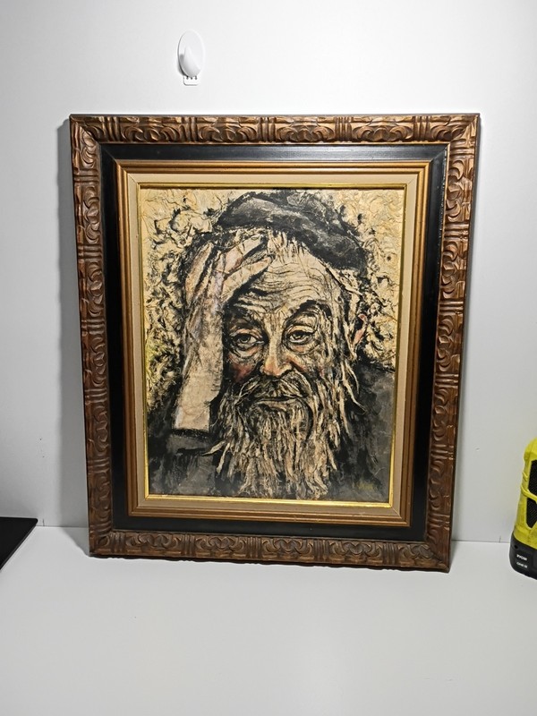 Abraham Rattner mixed media artwork American artist 27.5×23.5