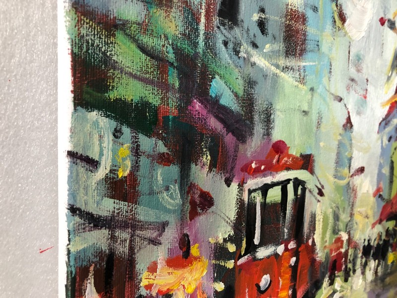 "Impression Istanbul" 30x40x1.6cm Öl auf Leinwand gallery