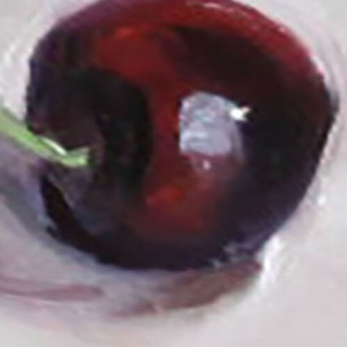 KITCHEN still life cherries Oil painting UKRAINE 8X10 Demenko Natalia gallery
