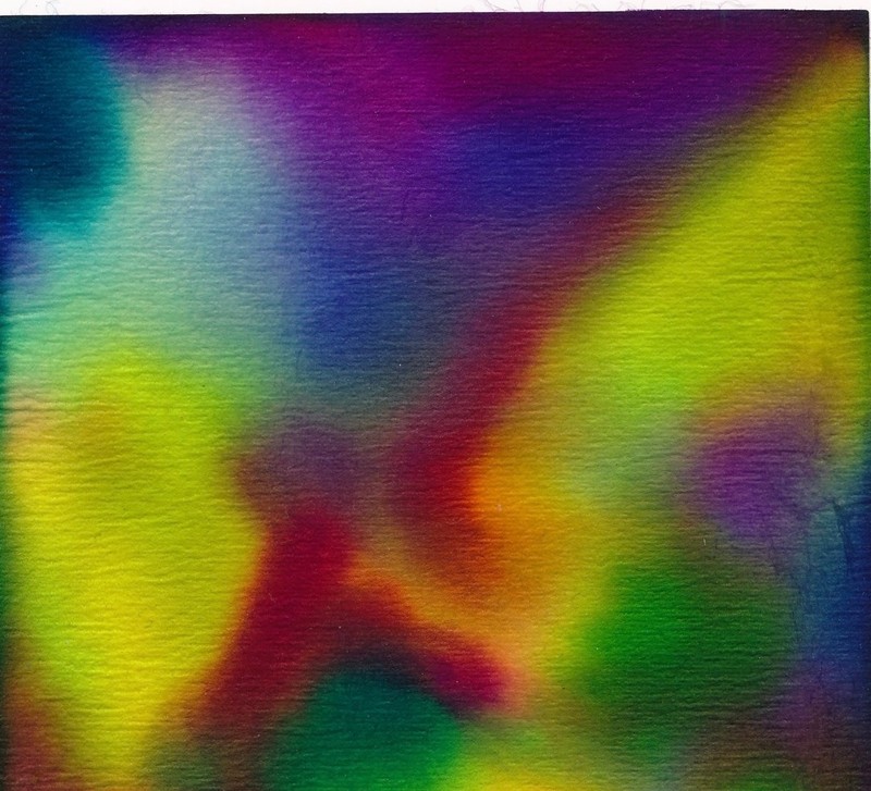 CONSTANCE KANE ORIGINAL UNIQUE ABSTRACT 1967 SIGNED DATED WATERCOLOR gallery