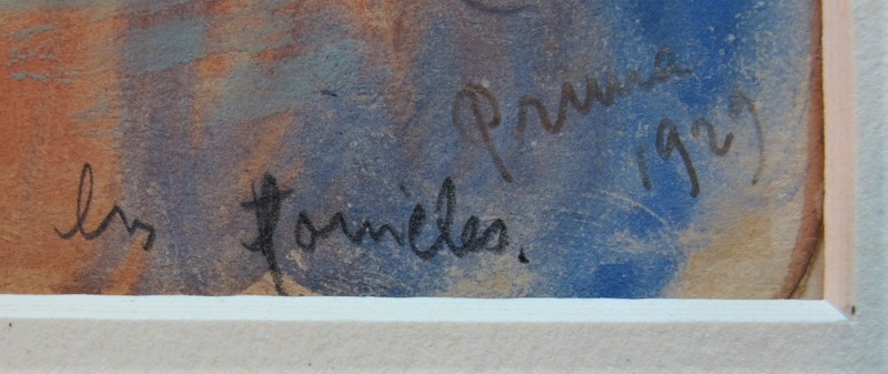 Fine & Original PEDRO PRUNA O'CERANS Painting "Surrealist Composition" c. 1930s gallery