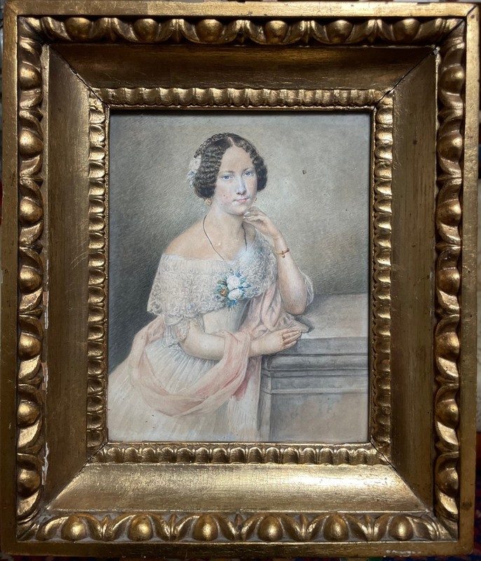 Unidentified Artist (XVIII – XIX Century) «Portrait of Marie Louise»