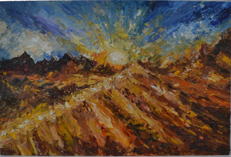 Grand Canyon Original Painting Arizona Landscape Art National Park Artwork gallery