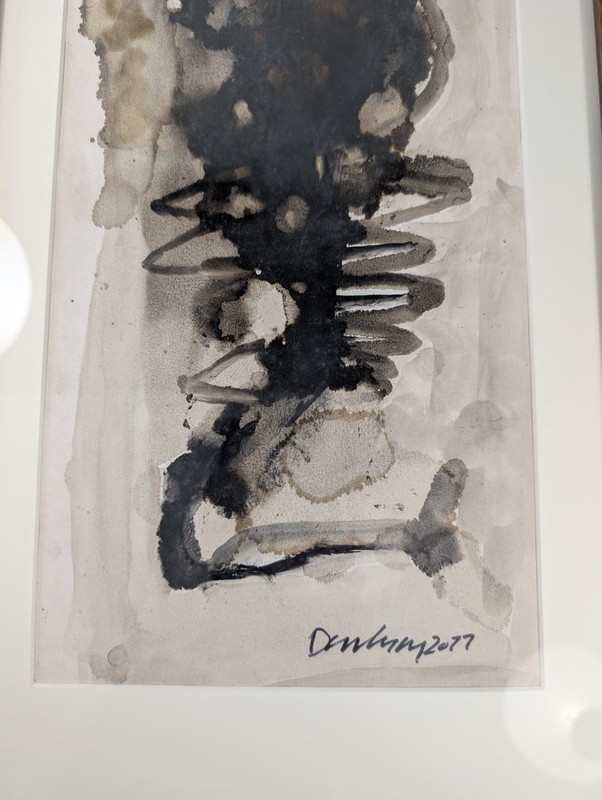 Cuban Artist Manuel Diaz Rosario Orisha Original Abstract Ink Art Painting gallery