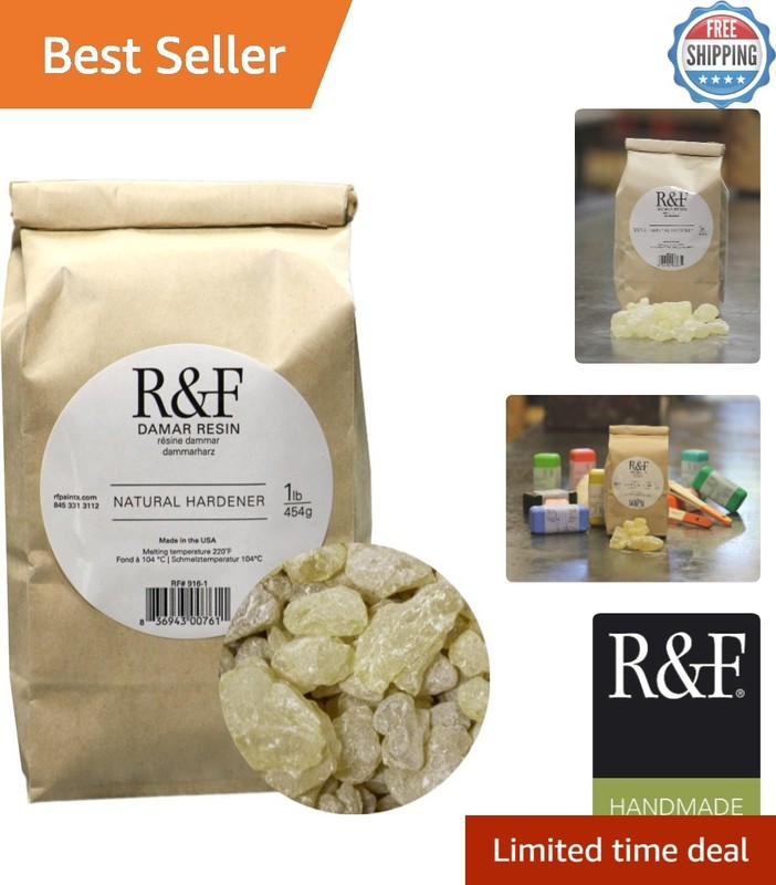 Handmade Encaustic Damar Resin Crystals – 1-Pound Non-Toxic Art Supply