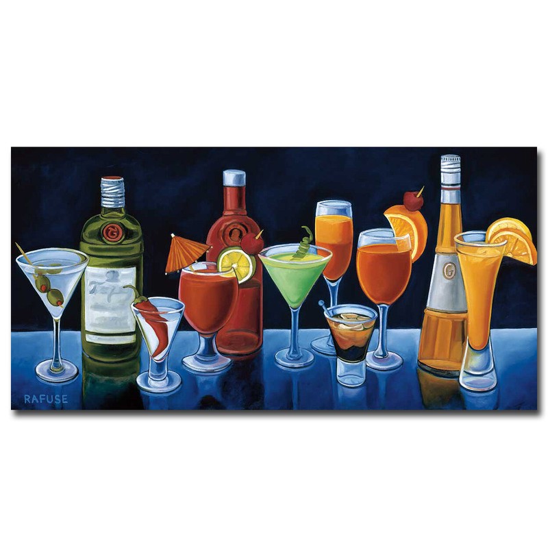 Cocktail Hour by Will Rafuse Gallery-Wrapped Canvas Giclee (18 in x 36 in)