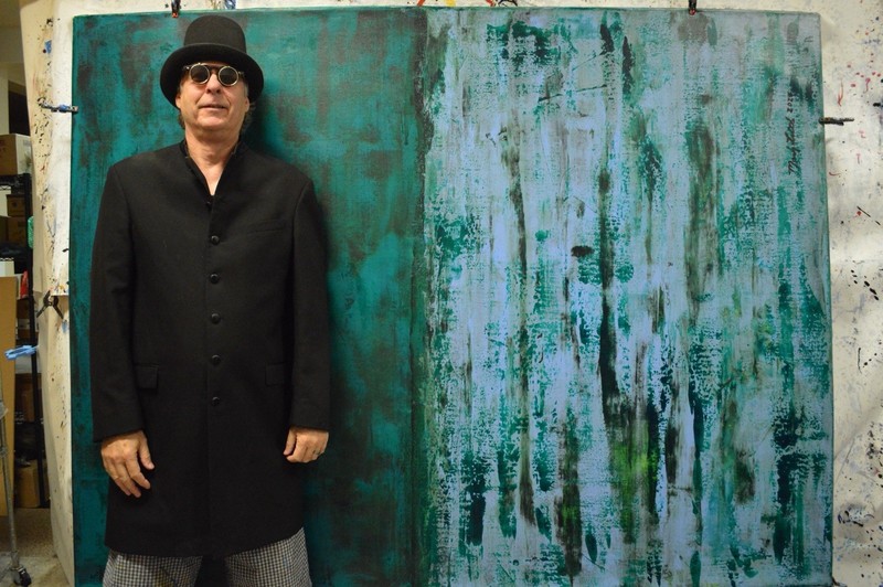 Mark Little Original Giant Profesional Painting 84”X62” (7 Foot) Abstract Modern