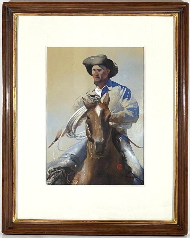Listed Artist William Matthews (b.1949) Signed Watercolor Painting w/Provenance