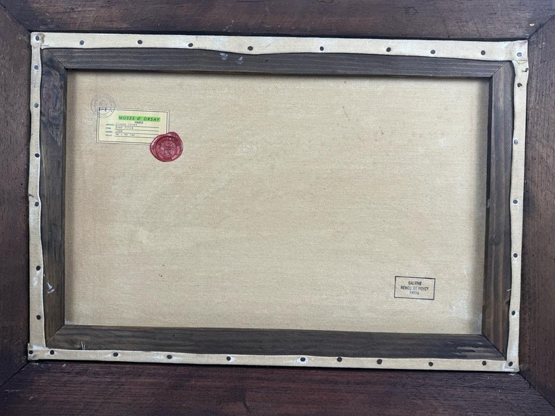 Claude Monet (Handmade) Oil On Canvas Painting signed and stamped gallery