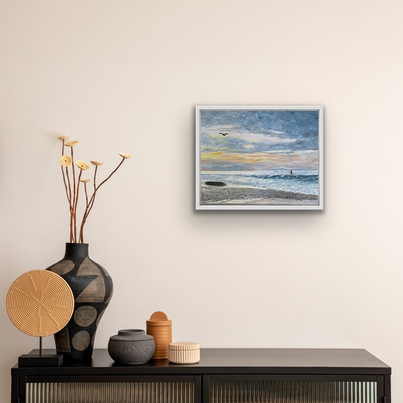 Water Walker (2025) | Acrylic Painting | Bryce Brecheisen | Ocean Landscape