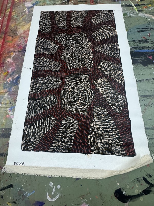 Patricia Kamara 💕Aboriginal Art 71cm X 40cm COA Supplied PK36B gallery