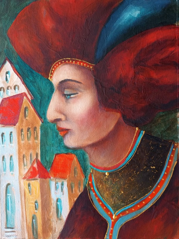 ART Painting ORIGINAL OIL canvas MODERN CONTEMPORARY BY Pronkin 2026 etude Fem01