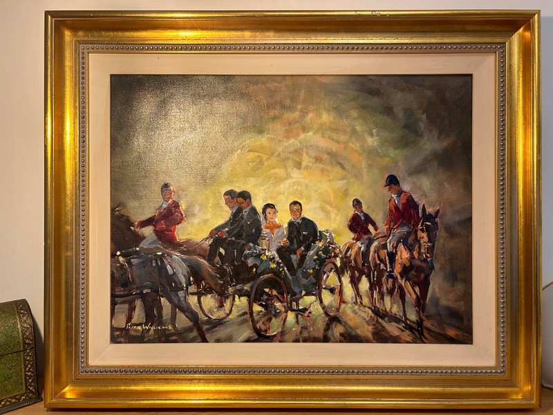 Peter Williams Oil on Canvas – EXISTS ON HIS BOOK «Peter Williams Retrospective»