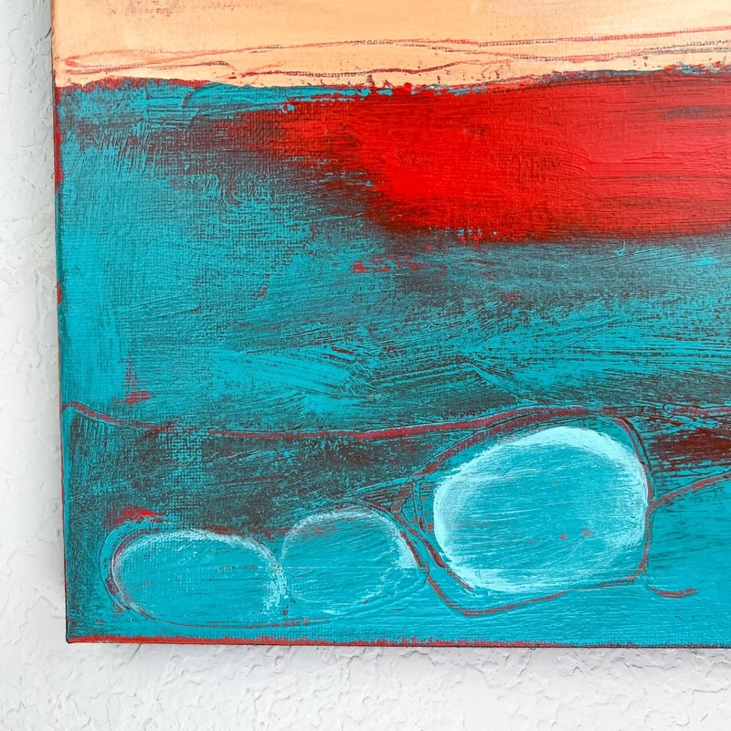 Original Abstract Painting Modern Art Wall Decor 11x14 Acrylic On Canvas gallery