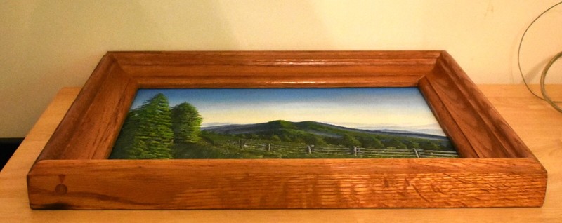 Mount Mitchell North Carolina Blue Ridge Mountains Oil Painting Original Framed gallery