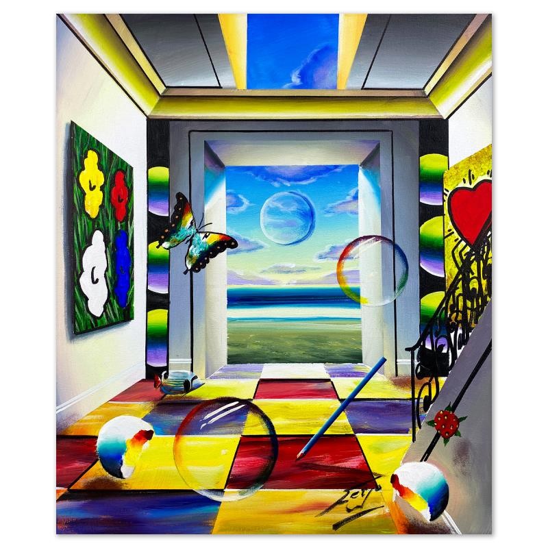 Ferjo, Original Painting on Canvas, Hand Signed with Letter of Authenticity.