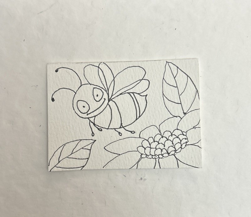 ACEO ‘Colour Me In’ ACEO Trading Cards 2.5X3.5”