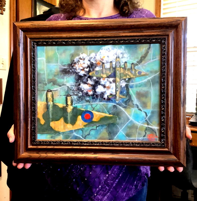 ORIGINAL OIL PAINTING ON CANVAS, VARNISHED, FRAMED , 11 X 14