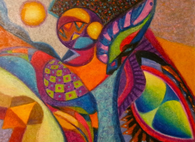 original artwork by artist 9x12 oil pastel on paper gallery