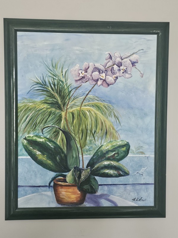 Orignal Vintage Acrylic on Canvas Signed by Artist (K.L. Small)- Numbered 1/96